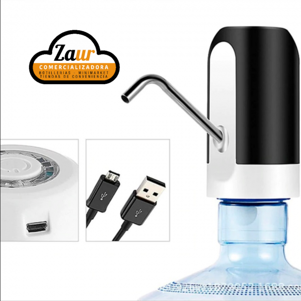 Dispensador de agua USB recargable