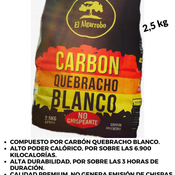 Carbón Quebracho Blanco